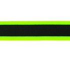 broekstreep band 2,5 cm breed: zwart met neonlichtgroen