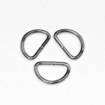 D-ring zilverkleurig metaal 25mm