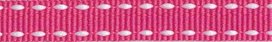 ribsband/ fuchsia met witte rijgdraad