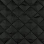 gewatteerde voering zwart