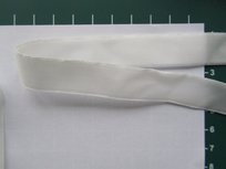 fluweelband, gebroken wit