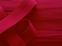 omvouwelastiek 2 cm donkerrood