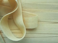 omvouwelastiek 2 cm licht ecru