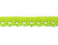 zacht sierelastiek met schulprand, ietsje donkerder lime
