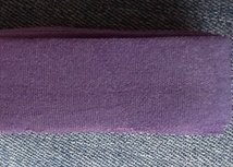 omvouwelastiek 2 cm lichtpaars 