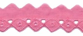 broderie smal, roze