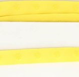 drukkertjesband knal geel: afstand 2,5 cm: HALVE meter