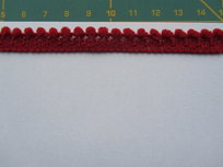 minibolletjesband, donkerrood