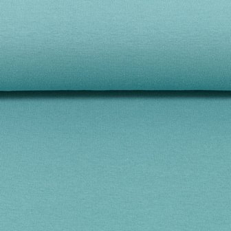 Heike: fijne boordstof zeegroen/turquoise 
