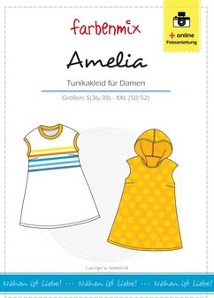 Amelia, tuniek voor dames in de maten S t/m XXL