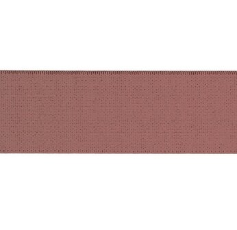 taille-elastiek 4 cm breed: oud roze /HALVE METER