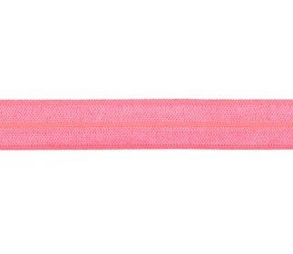 omvouwelastiek: neon roze, bijna lichtgevend!