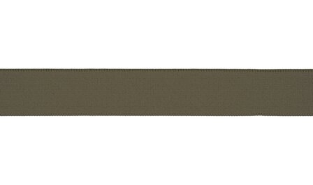 taille-elastiek 2,5 cm breed: legergroen /HALVE METER (niet op voorraad bij de groothandel)