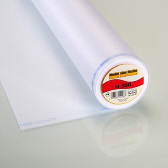 Freudenberg vlieseline H200 wit 90 cm breed, strijkbaar