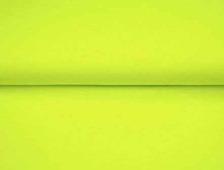 Stenzo: fijne boordstof neon geel