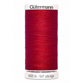 G&uuml;termann allesnaaigaren 500 meter kleur rood kleurnr 46