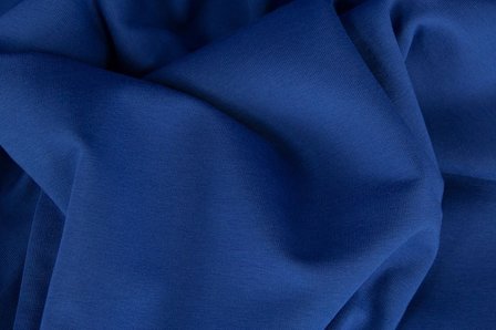 Eike: sweattricot kobaltblauw van Swafing