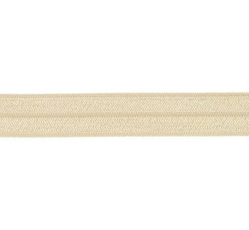 omvouwelastiek: beige