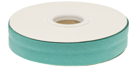 biaisband 20 mm, groenig turquoise/zeeblauwgroen