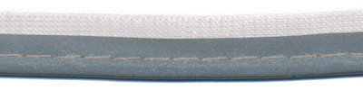 reflecterend paspelband, effen donkerzilver, reflecteert heel goed!!