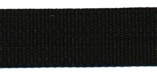 stevig tassenband 3 cm breed, zwart