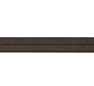 omvouwelastiek:  heel donker taupe