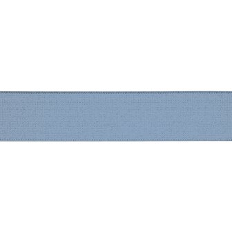 taille-elastiek 3 cm breed: babyblauw/ HALVE METER