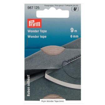 PRYM wondertape 6 mm breed en 9 meter lang