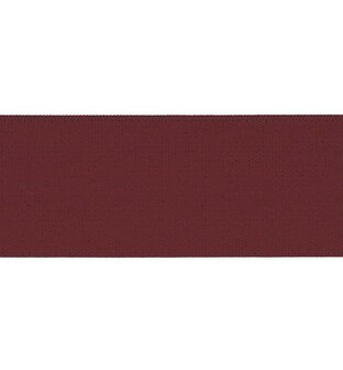 taille-elastiek 4 cm breed: bordeaux /HALVE METER (nog 3 halve meters)