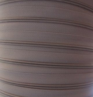 rits aan de meter, beige 4mm
