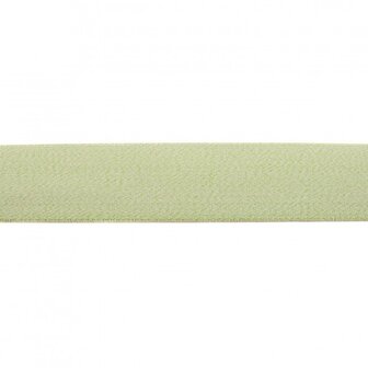 taille-elastiek 4 cm breed: lichtgroen gem&ecirc;leerd / HALVE METER