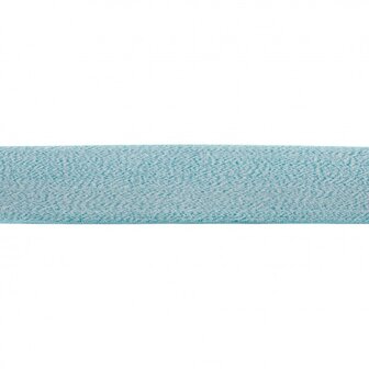 taille-elastiek 4 cm breed: turquoise gem&ecirc;leerd / HALVE METER