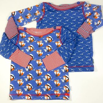 Little Mariella/ patroon van een babyshirt in de maten 50-92 