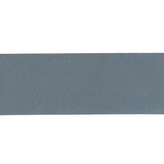 reflecterend band, effen donker zilver 2,5 cm (nog twee meter, is besteld)