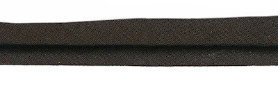 paspelband zwart met 4mm dik koord