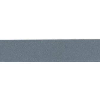 reflecterend band, effen donker zilver 1 cm