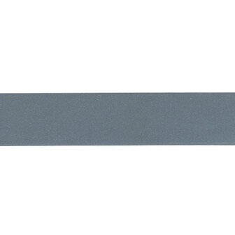reflecterend band, effen donker zilver 1 cm