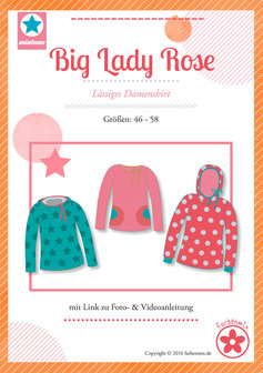 Big Lady Rose, comfortabel shirt voor dames 