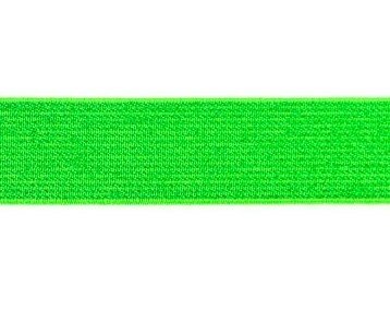 glitter-taille-elastiek lime 2,5 cm breed:  / HALVE METER