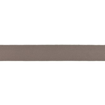 taille-elastiek 2,5 cm breed: taupe / HALVE METER