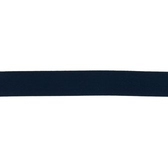 taille-elastiek 2,5 cm breed: donkerblauw / HALVE METER
