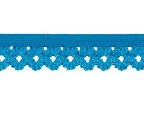 elastisch kantje, turquoise