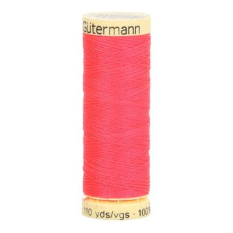 G&uuml;termann allesnaaigaren 100 meter!! neon roze-rood kleur 3837