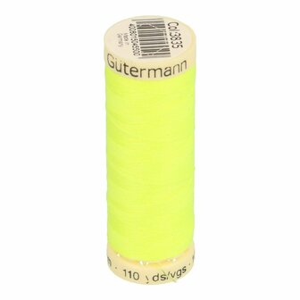 G&uuml;termann allesnaaigaren 100 meter!! neon geel 3835