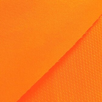 Borax = dunne softshell neon-oranje: wind-, waterdicht en ademend! 