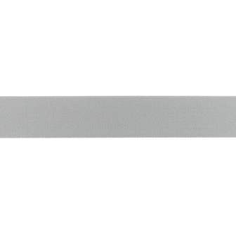 taille-elastiek 2,5 cm breed: lichtgrijs / HALVE METER