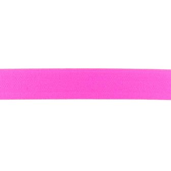 taille-elastiek 2,5 cm breed: neon-roze / HALVE METER
