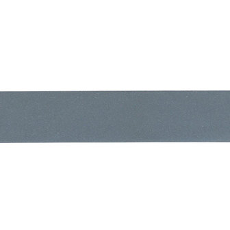 reflecterend band, effen donker zilver 1,5 cm