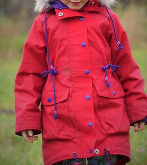 NEVE Kids, een parka voor herfst en winter maat 80 t/m 122