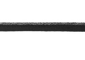 paspelband  lurex zwart